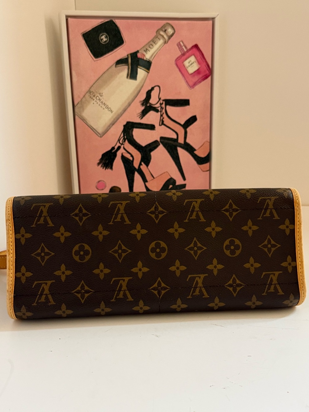 Louis Vuitton Brown & Tan Monogram Crossbody Bag with COA - Picture 7 of 17